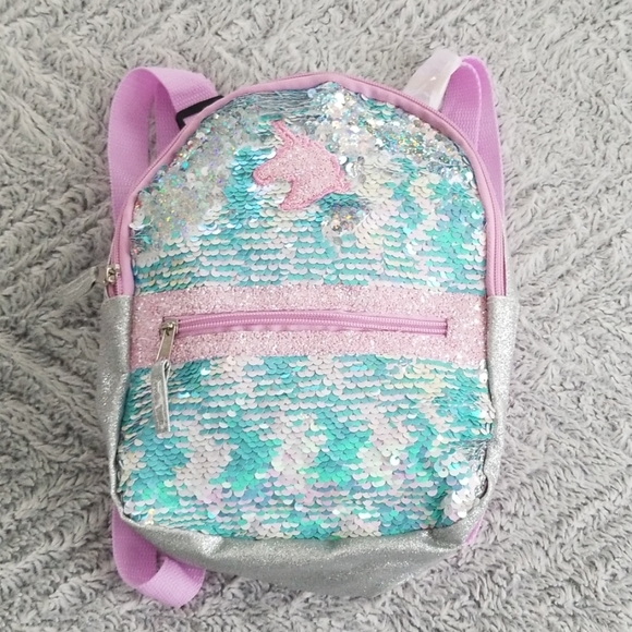Other - Small Unicorn sequin backpack (Taking Offers)